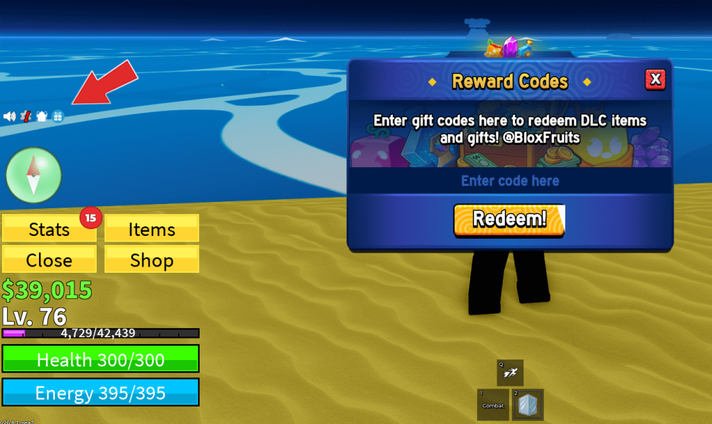 How to redeem in game codes